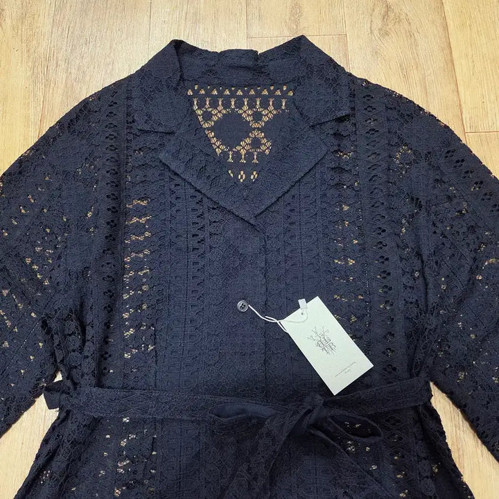 [BUNJANG] BLBT Lace Shirt Dress / 비엘비티(BLBT) 레이스 셔츠원피스 55-66 새상품