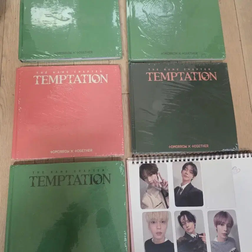 [SOLD OUT] 투모로우바이투게더 템테이션 미개봉 앨범 + 공식포토카드5장