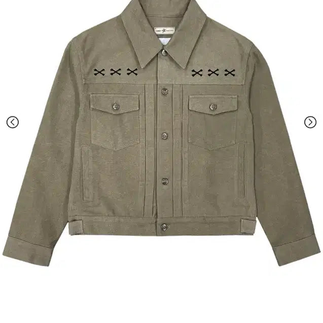 [BUNJANG] Kamien Aoioro Crop Trucker Jacket / [2]카미엔 아오이로 크롭 트러커 자켓