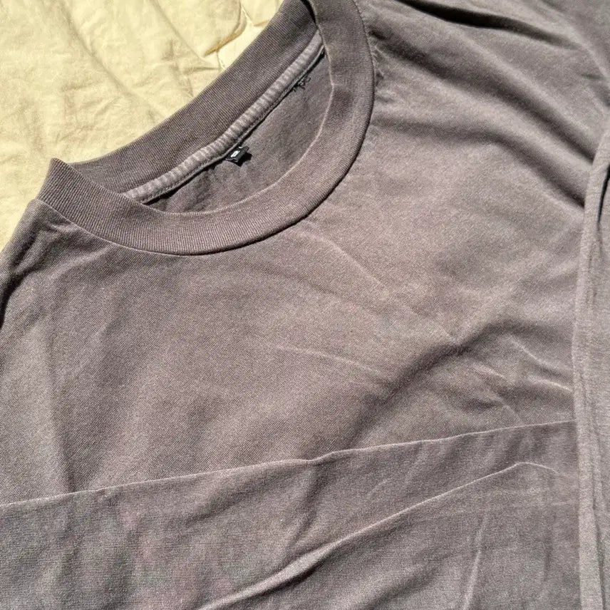 [BUNJANG] Polytelu Long Sleeve T-Shirt - Brown / [2]폴리테루 긴팔 티셔츠 브라운