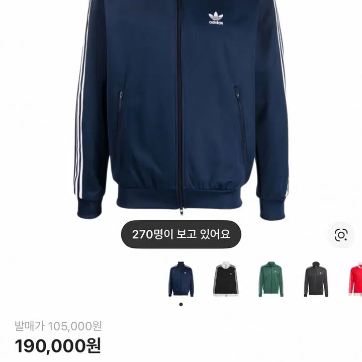 [BUNJANG] Adidas Adicolor Classic Beckenbauer Track Jacket - Night Indigo / 아디다스 아디컬러 클래식 베켄바우어 트랙 자켓 나이트 인디고 IA4776