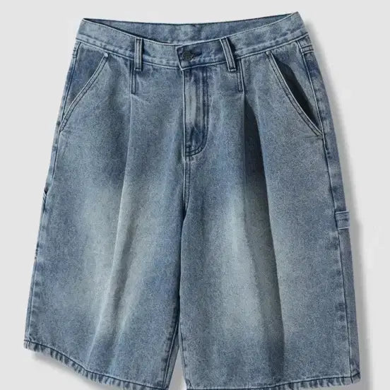 [BUNJANG] DIMITRI Black Bermuda Denim Pants / 디미트리 블랙 버뮤다 데님 팬츠