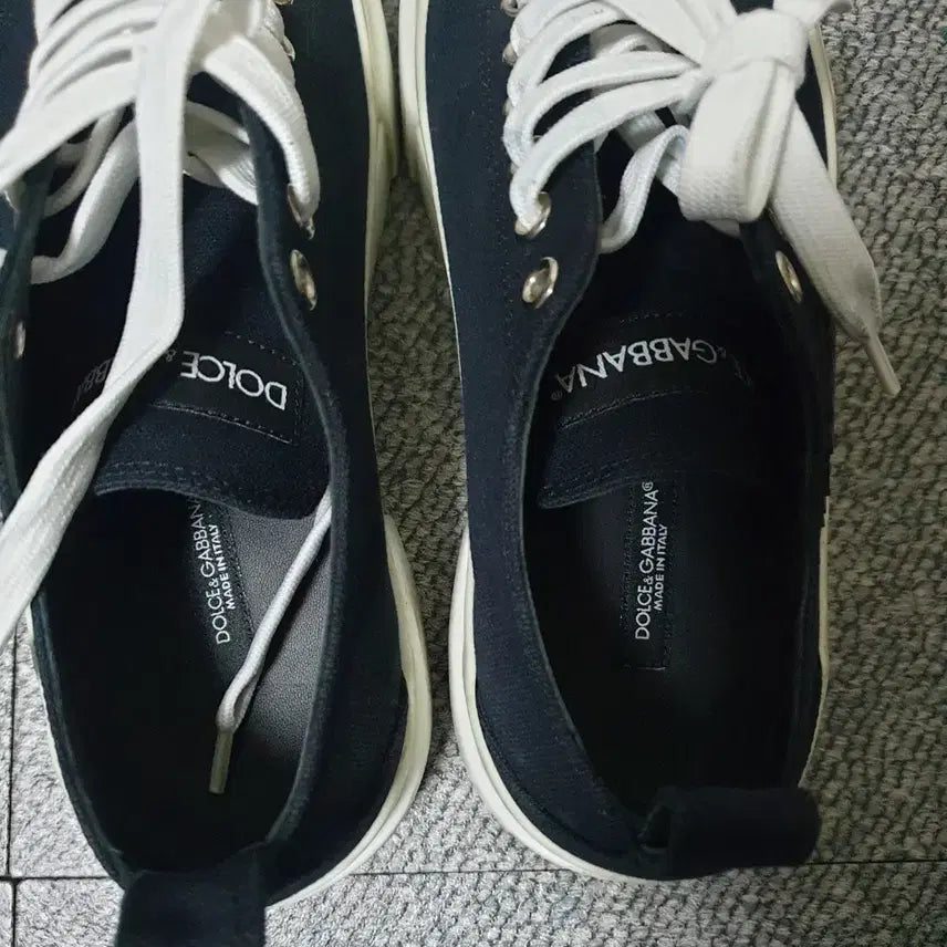 [BUNJANG] Dolce &amp; Gabbana Portofino Canvas Low-Top Sneakers / 돌체앤가바나 포르토피노 캔버스 로우탑 스니커즈 판매합니다