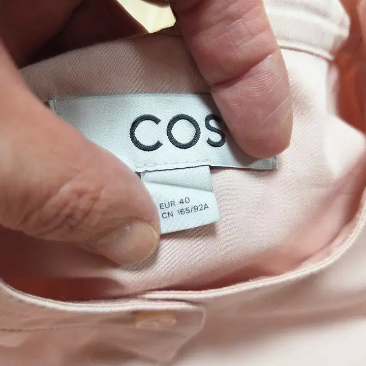 [BUNJANG] COS Oversized Grandad Collar Shirt Dress / COS 오버사이즈 그랜대드 칼라 셔츠원피스 프리사이즈