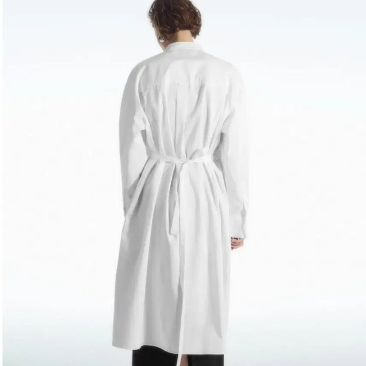 [BUNJANG] COS Oversized Grandad Collar Shirt Dress / COS 오버사이즈 그랜대드 칼라 셔츠원피스 프리사이즈