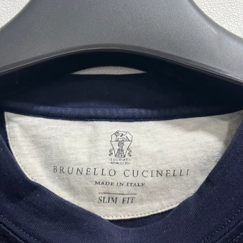 [BUNJANG] Brunello Cucinelli Navy Short Sleeve Shirt / {S Size} 브루넬로 쿠치넬리 네이비 반팔