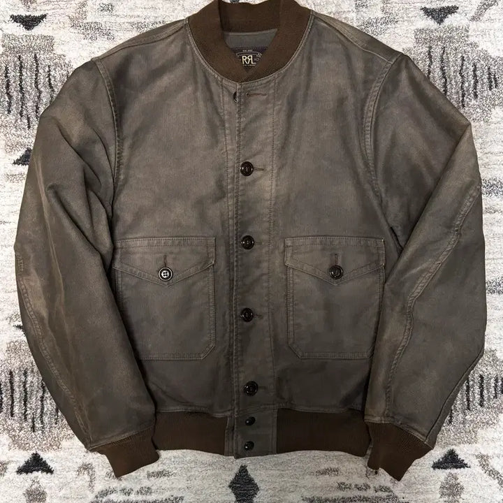 [SOLD OUT] [M] RRL A-1 코튼 플라이트 자켓