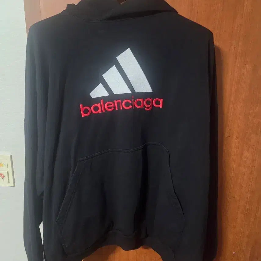 [BUNJANG] Balenciaga x Adidas Hoodie Size 2 / 발렌시아가 아디다스 후드 2사이즈