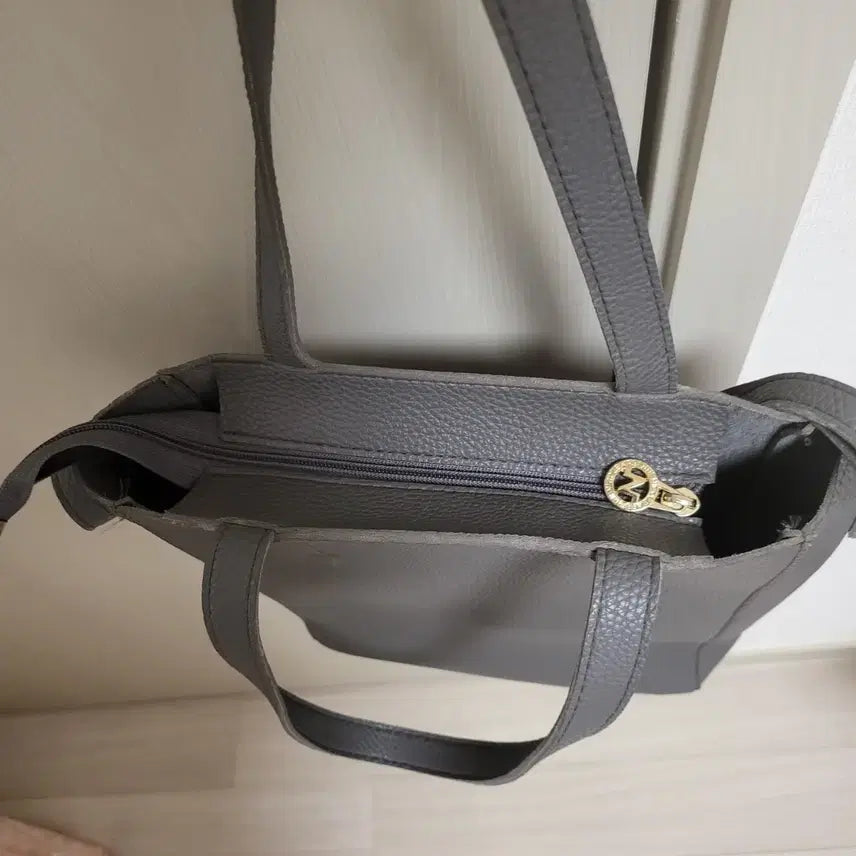 [BUNJANG] NICOLLE ARBENNI Gray Tote/Shoulder Bag / 니콜아르데니 그레이 토트백 겸 숄더백