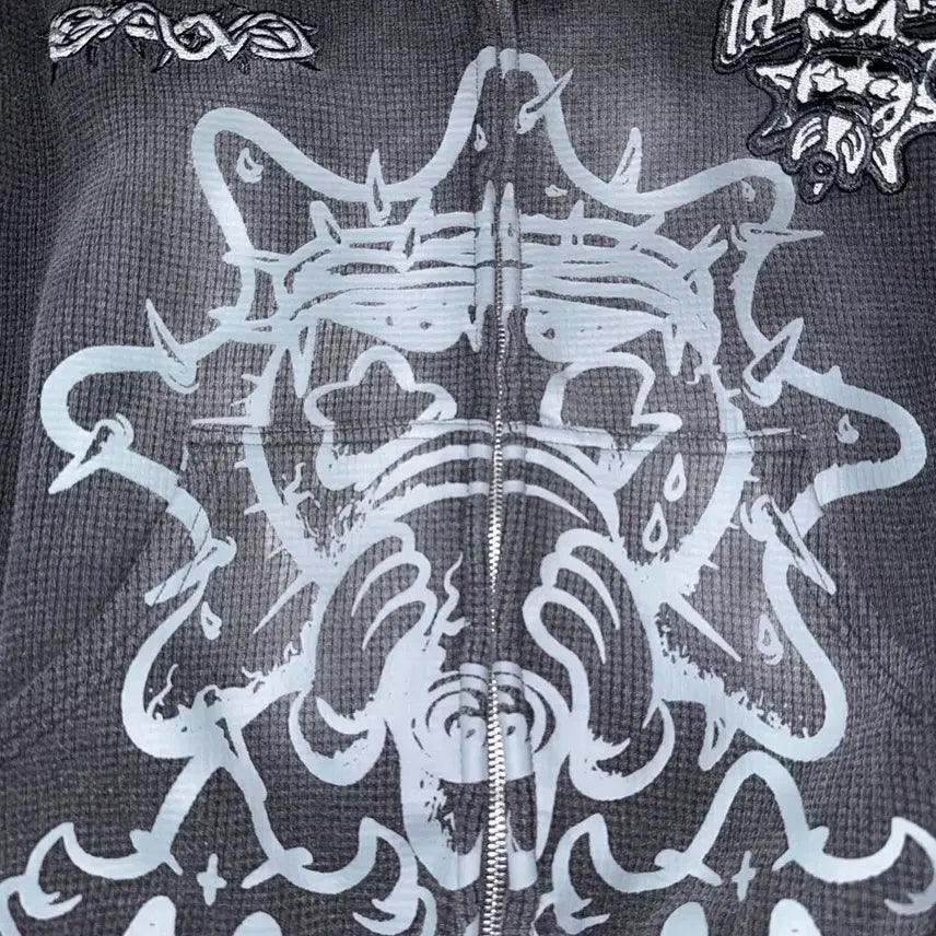 [BUNJANG] Glory Thorn Full Zip Hoodie / 글로갱 풀집업 후디 Glory Thorn Full Zip Hood