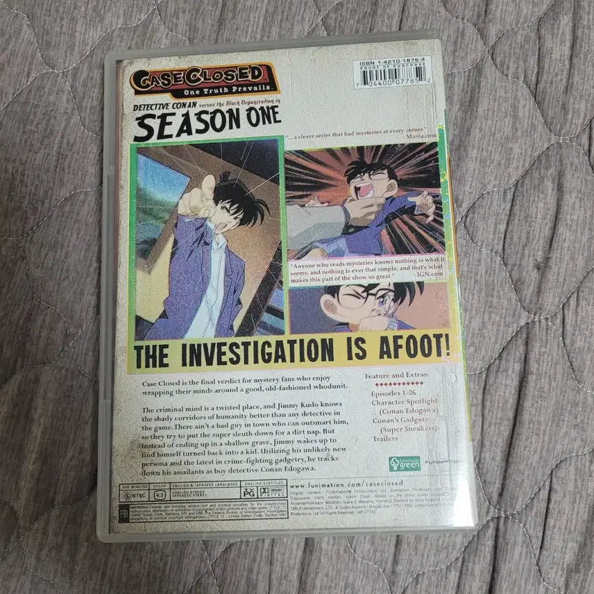 [BUNJANG] Case Closed Season 1 DVD / 명탐정 코난 CASE CLOSED 시즌1 DVD