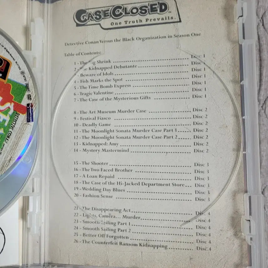 [BUNJANG] Case Closed Season 1 DVD / 명탐정 코난 CASE CLOSED 시즌1 DVD
