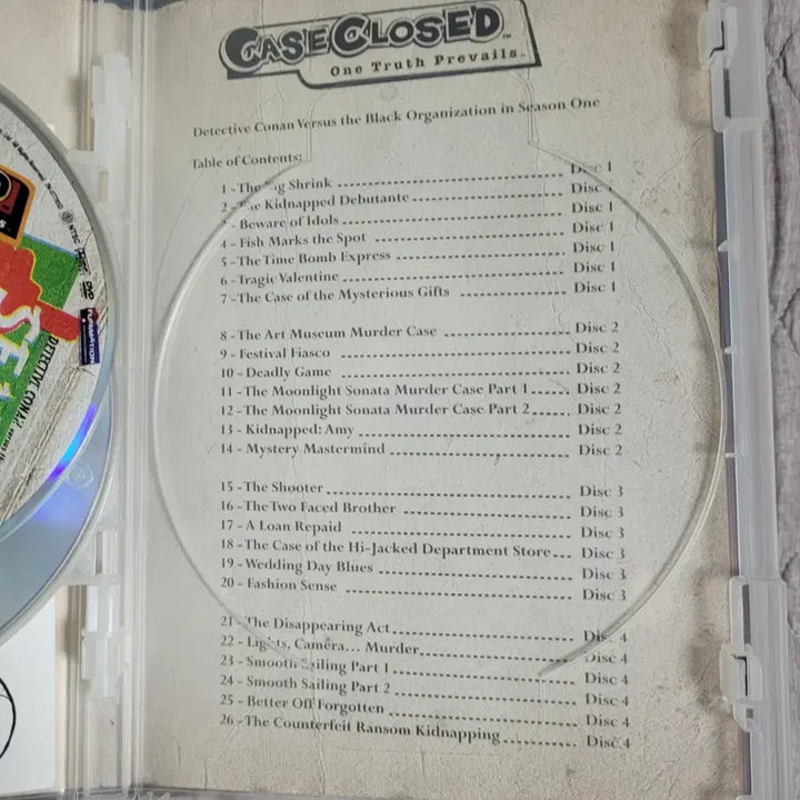 [BUNJANG] Case Closed Season 1 DVD / 명탐정 코난 CASE CLOSED 시즌1 DVD