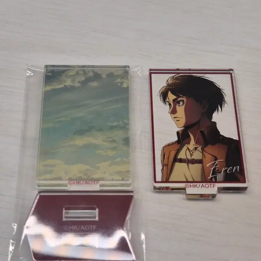 [BUNJANG] Attack on Titan Levi Acrylic Stand / 진격거 리바이 에렌 엘빈 한지 쟝 아크릴 스탠드 일괄