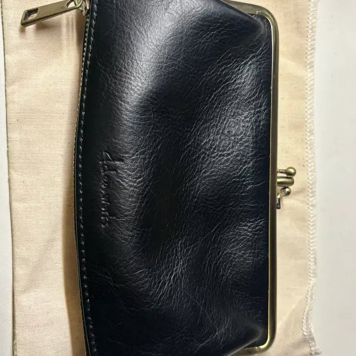 [BUNJANG] Fournier Works NOUVEAU Wallet L Black / 포디어웍스 누보 가죽 지갑 L 블랙