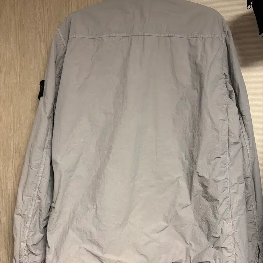 [BUNJANG] Stone Island Naslan Polartec Overshirt Jacket Light Gray / [XL] 21FW 스톤아일랜드 나슬란 폴라텍 오버 셔츠 자켓 라이트그레이