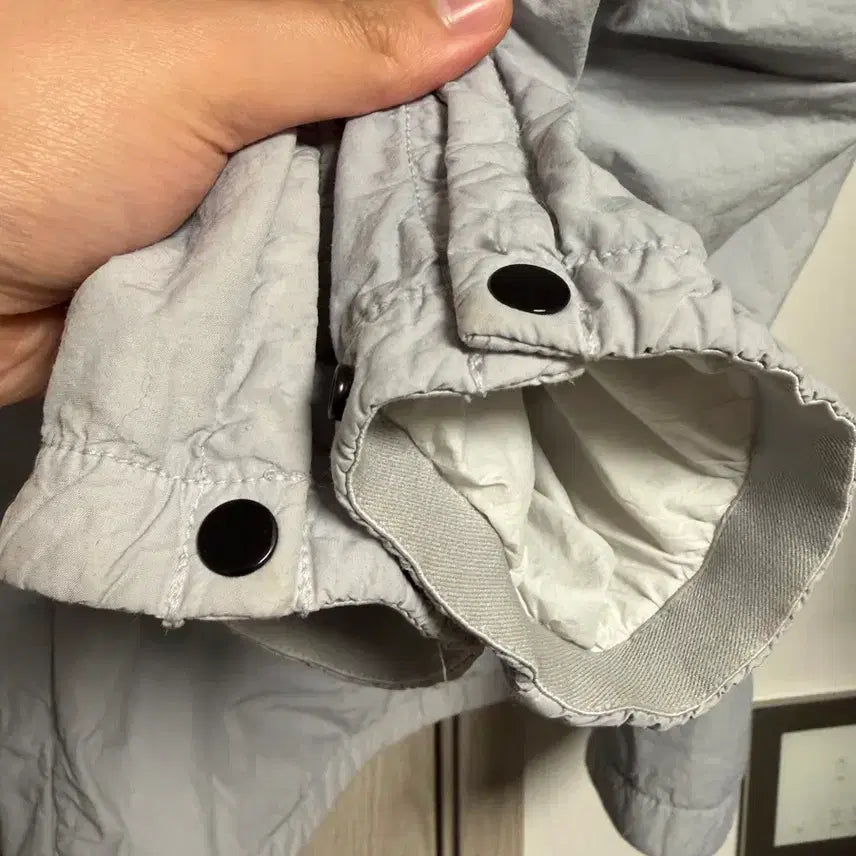 [BUNJANG] Stone Island Naslan Polartec Overshirt Jacket Light Gray / [XL] 21FW 스톤아일랜드 나슬란 폴라텍 오버 셔츠 자켓 라이트그레이