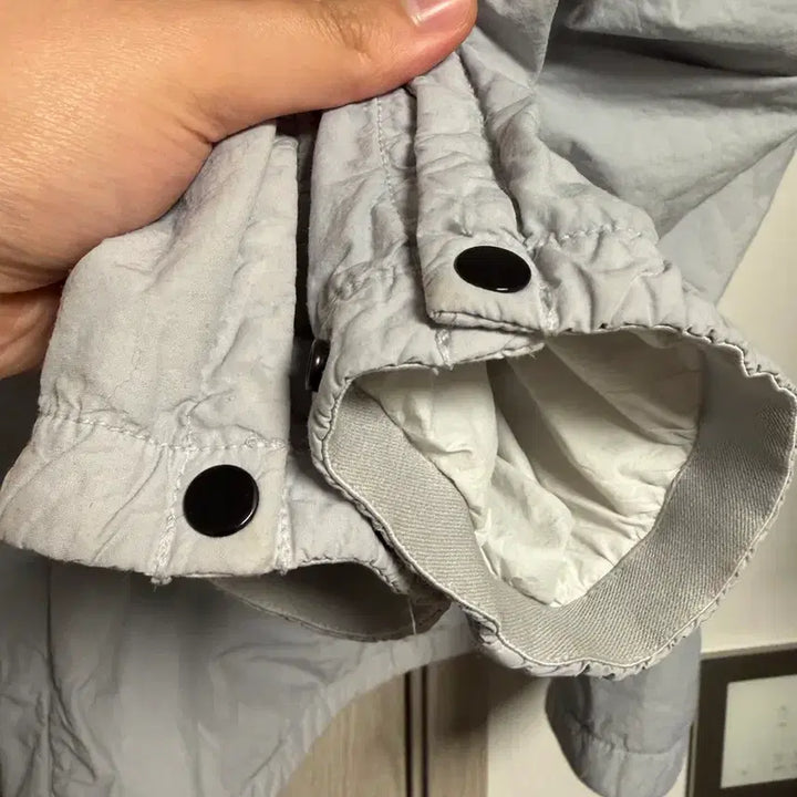 [BUNJANG] Stone Island Naslan Polartec Overshirt Jacket Light Gray / [XL] 21FW 스톤아일랜드 나슬란 폴라텍 오버 셔츠 자켓 라이트그레이