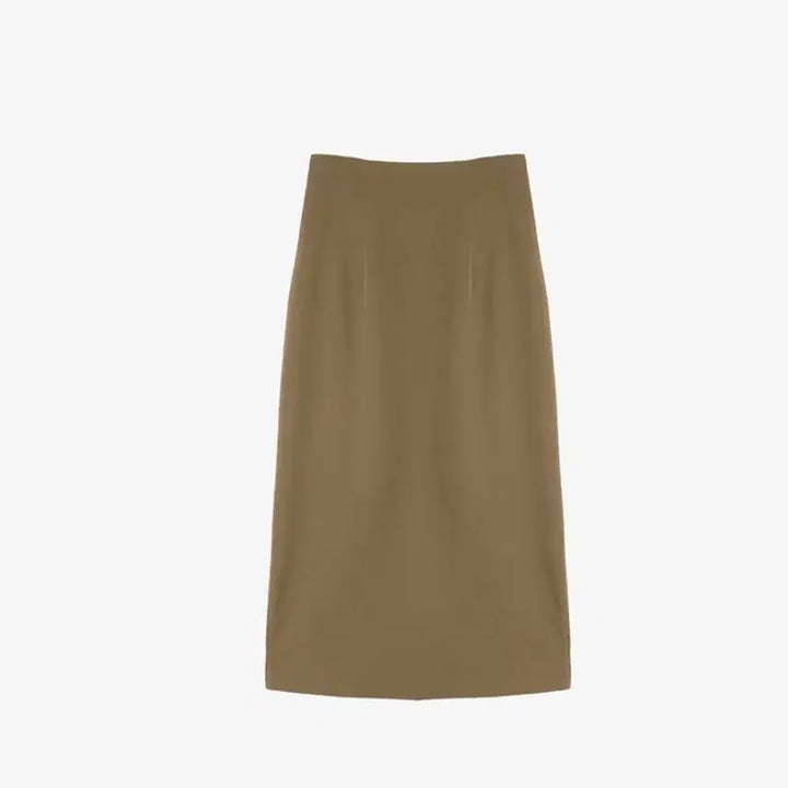 [BUNJANG] Trendier Apparel Beige Long Skirt / 옷장정리)트렌디어패럴 배색 스커트