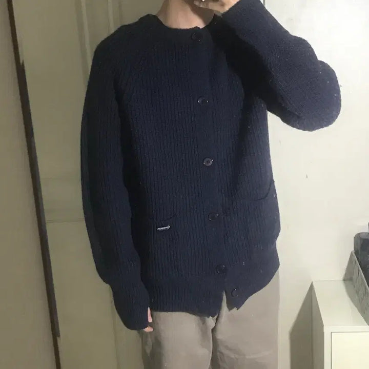 [BUNJANG] Covernat Wool Round Neck Cardigan - L Size / 커버낫 울 라운드넥 가디건 L사이즈