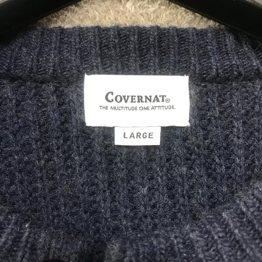[BUNJANG] Covernat Wool Round Neck Cardigan - L Size / 커버낫 울 라운드넥 가디건 L사이즈