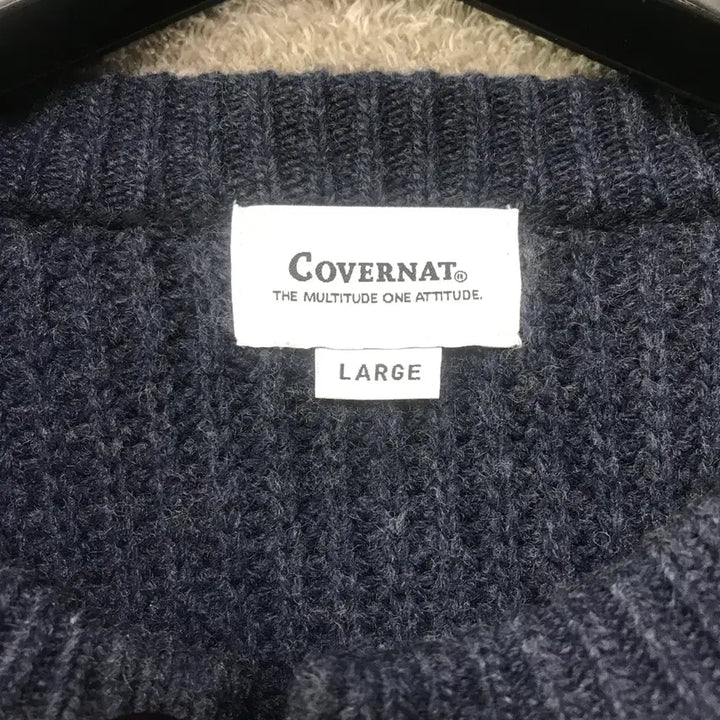 [BUNJANG] Covernat Wool Round Neck Cardigan - L Size / 커버낫 울 라운드넥 가디건 L사이즈