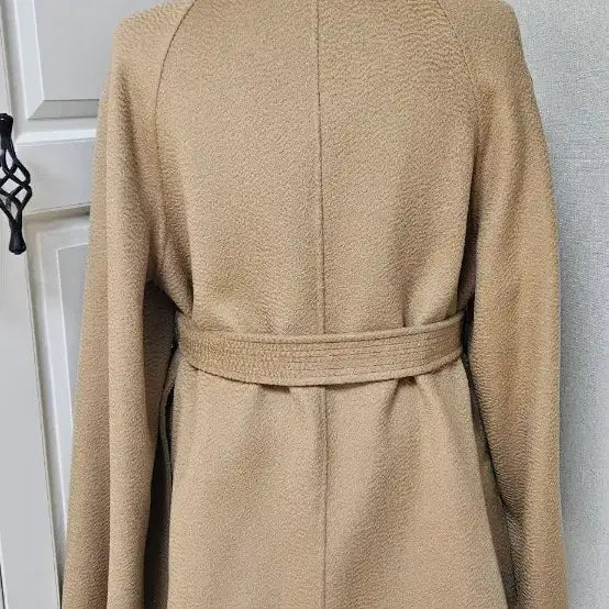 [BUNJANG] ZULOG Camel Belted Cape Coat / 줄로그 카멜 벨티드 케이프 코트