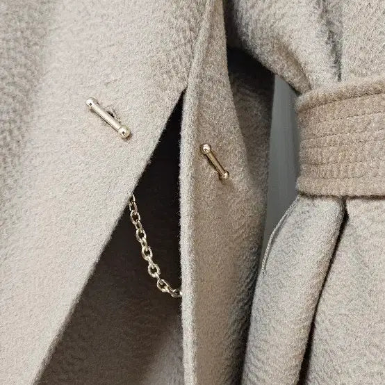 [BUNJANG] ZULOG Camel Belted Cape Coat / 줄로그 카멜 벨티드 케이프 코트