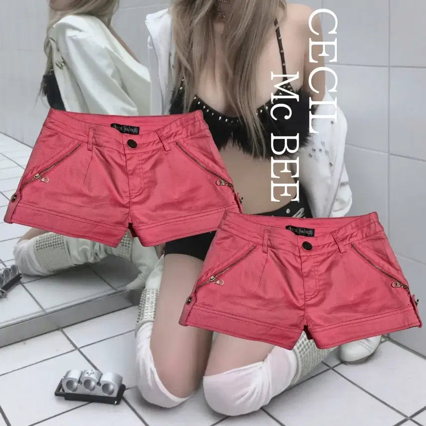 [BUNJANG] Cecil McBee Y2K Zipper Shorts / Cecil McBee