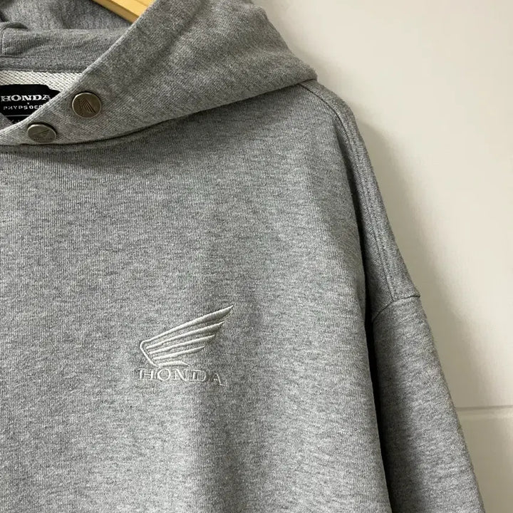 [BUNJANG] Honda Motorcycle Apparel Gray Hoodie / 혼다 모터사이클 어패럴 후드티