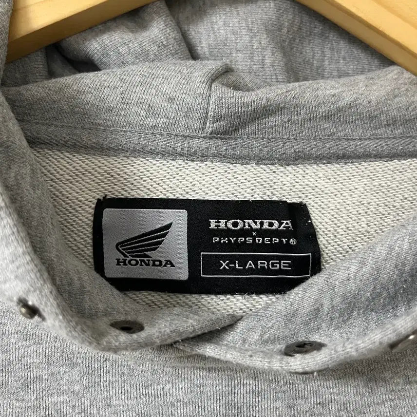 [BUNJANG] Honda Motorcycle Apparel Gray Hoodie / 혼다 모터사이클 어패럴 후드티