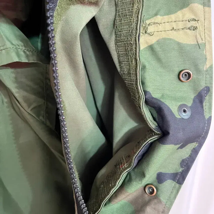 [BUNJANG] US Military 1st Generation Woodland Camo Gore-Tex Jacket / 미군 1세대 우드랜드 카모 고어텍스 L/R 국내 110 추천