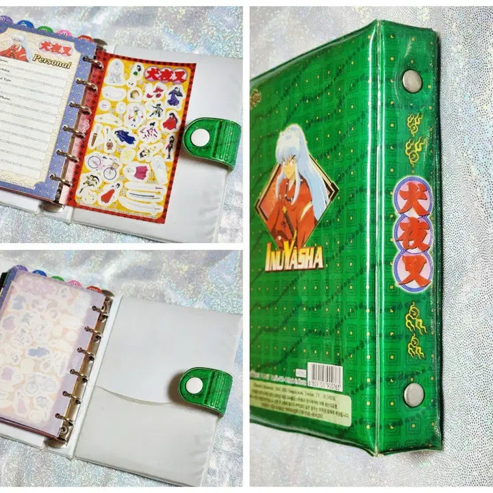 [BUNJANG] Inuyasha 6-Ring Binder Diary Bundle Set / 이누야샤 육공다이어리 3개 일괄
