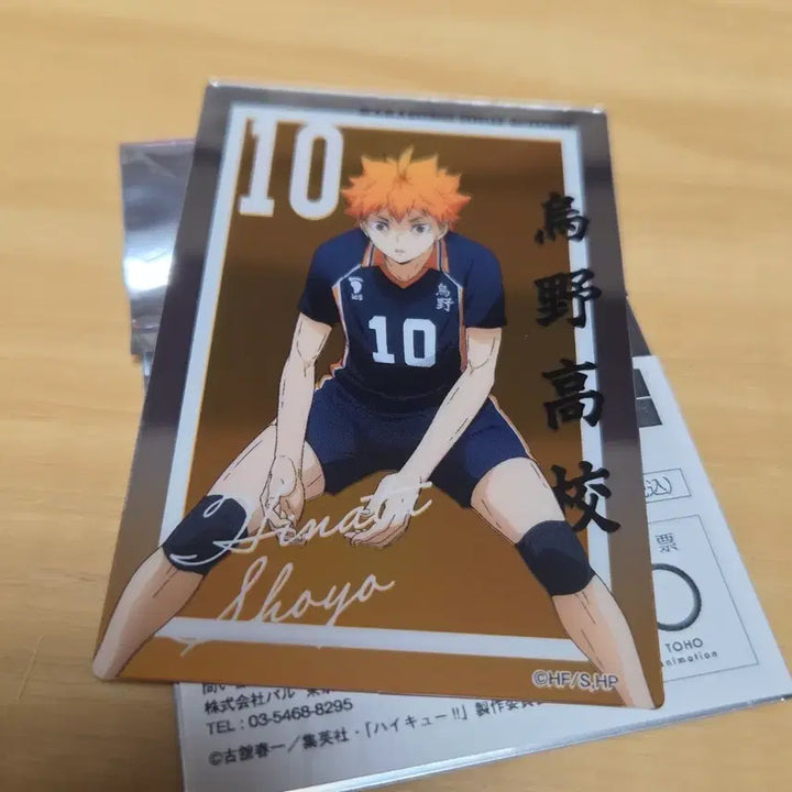 [BUNJANG] Haikyu Baseyard Hinata Photocard / 하이큐 베이스야드 히나타 포토카드
