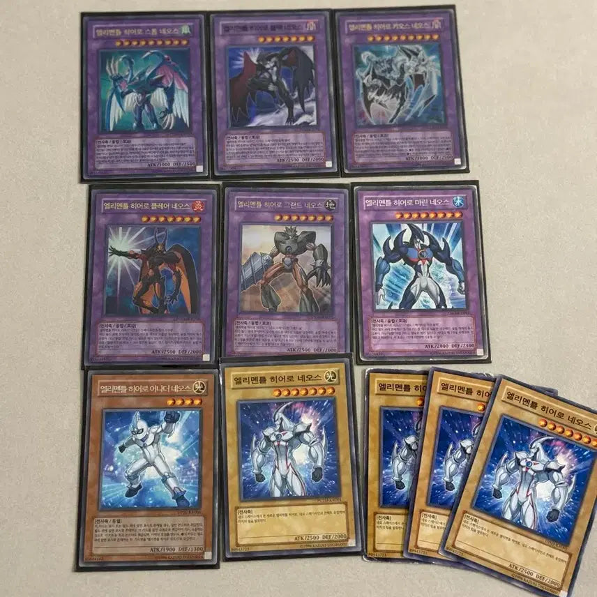 [BUNJANG] Yu-Gi-Oh! Elemental Neos Series Bundle Set / 유희왕 엘리멘틀 네오스 시리즈 일괄