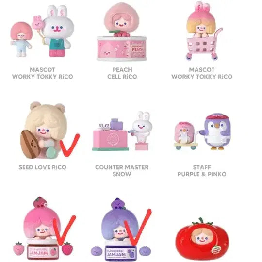 [BUNJANG] Recorder Factory Rico Welcome Coco Mart Series Figure / (개봉전시) 리코더팩토리 - 리코 웰컴코코마트 시리즈