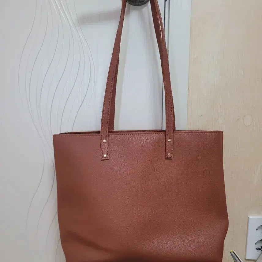 [SOLD OUT] 브라운 레더 토트백