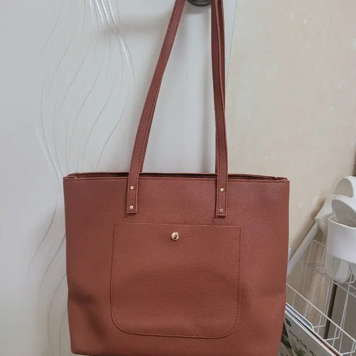 [SOLD OUT] 브라운 레더 토트백