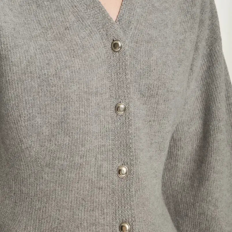 [SOLD OUT] 타임 캐시미어 블렌드 페플럼 가디건