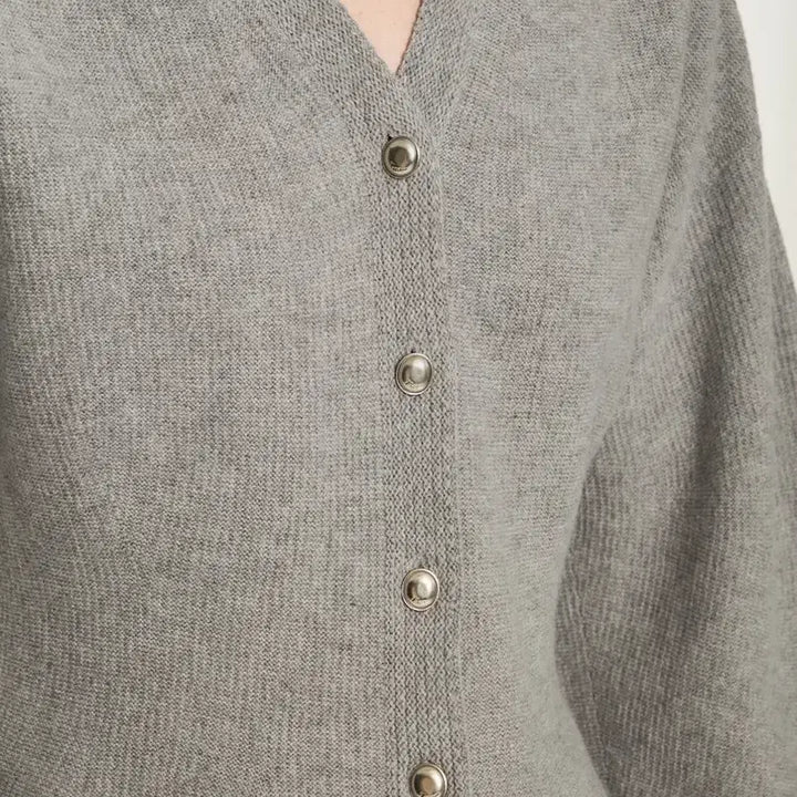 [SOLD OUT] 타임 캐시미어 블렌드 페플럼 가디건