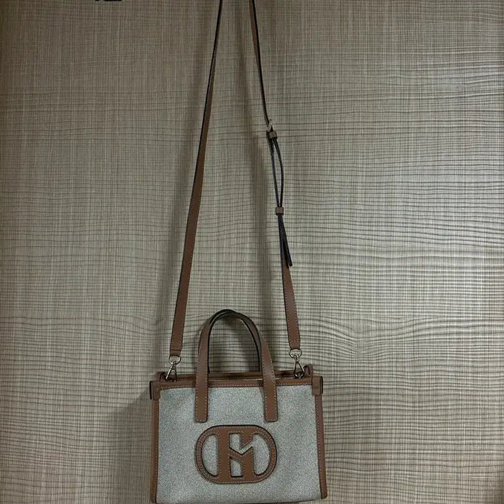 [BUNJANG] Hazzys Canvas Tote &amp; Shoulder Bag S / 헤지스 캔버스 토트 및 숄더백 S