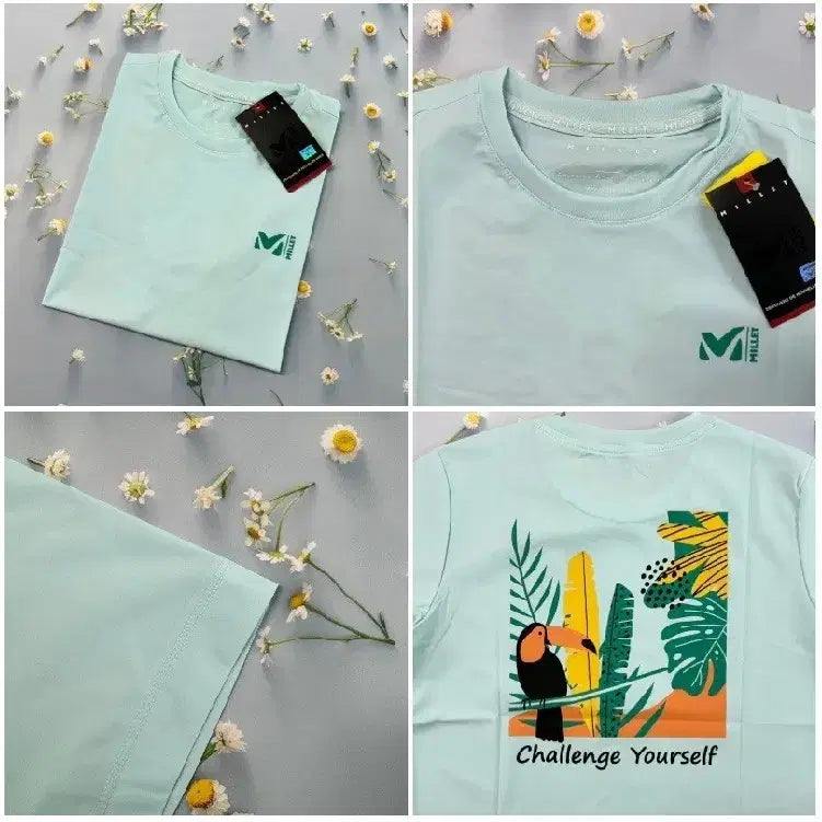 [BUNJANG] Millet Summer Spandex Set (2 Tops + 2 Shorts) / 새제품 105~110 밀레 여름 스판소재 반팔티2+반바지2 총4개 일괄