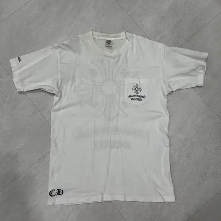 [BUNJANG] Chrome Hearts Scroll Cross Seoul Limited Edition T-shirt / 크롬하츠 스크롤 크로스 서울 반팔