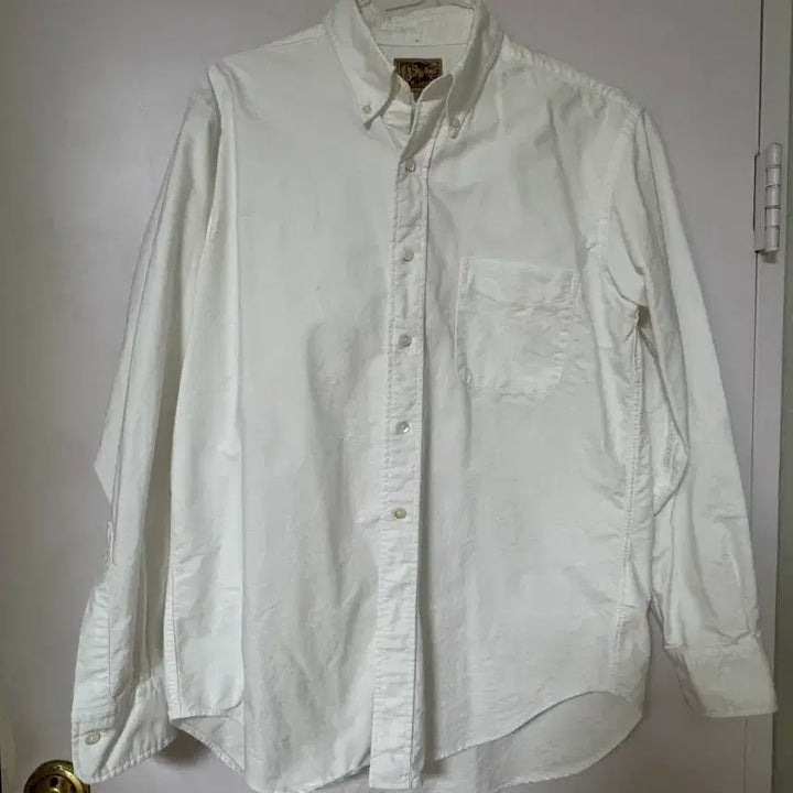 [BUNJANG] Rinets White Oxford Shirt / 리넥츠 화이트 옥스포드 셔츠