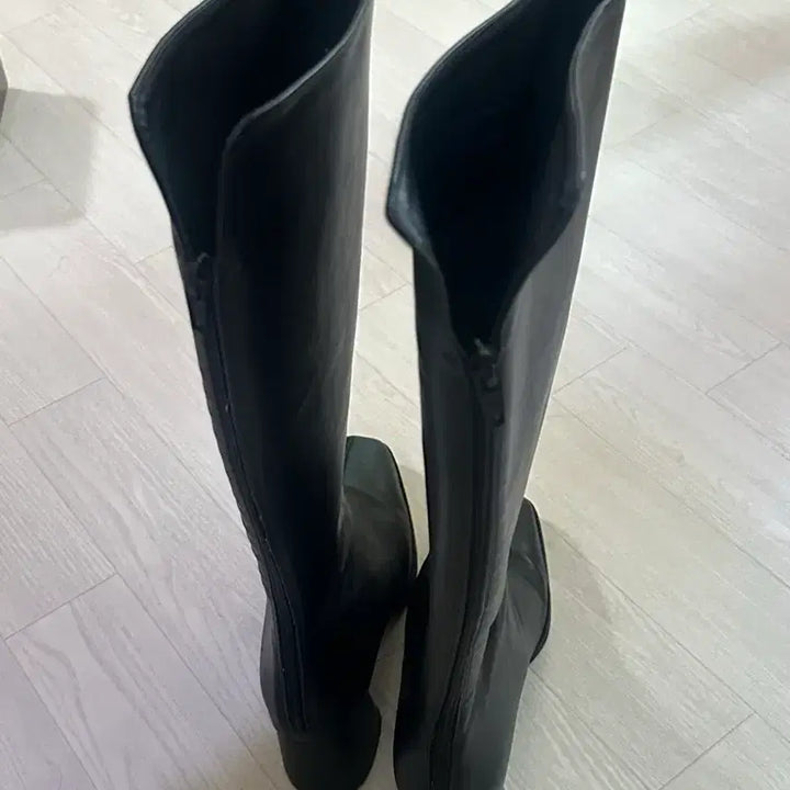[BUNJANG] SAPPUN Black Long Boots 245mm / 사뿐 블랙 롱부츠 245 플러스타입