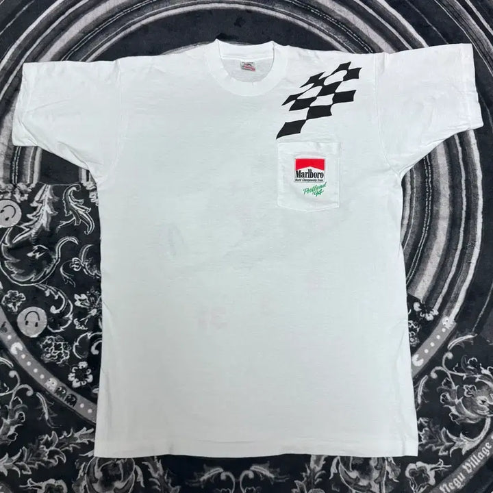 [BUNJANG] 90s Marlboro Racing T-Shirt / (XL) 90s 빈티지 말보로 프로모 레이싱 반팔 티셔츠