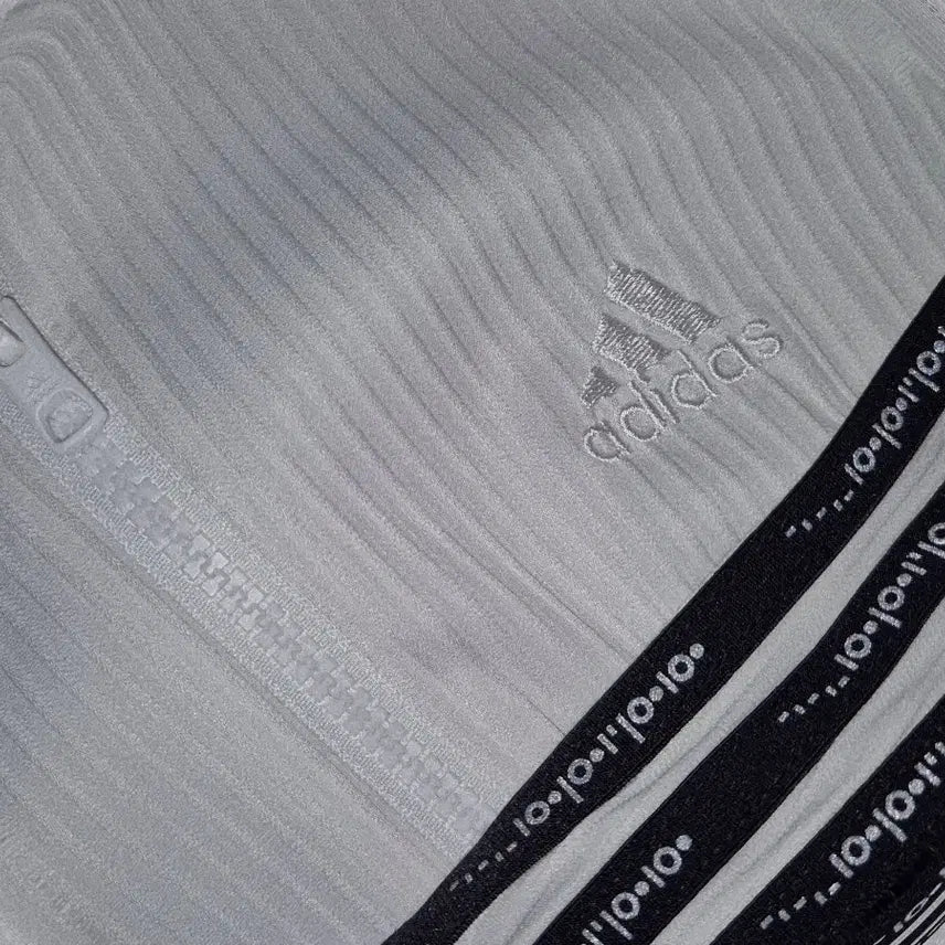 [BUNJANG] Adidas White Slim Rib Zip-Up Track Jacket / Adidas