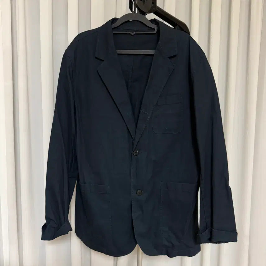 [BUNJANG] City Workers Cotton Blazer Navy 2XL / 무신사 시티워커스 코튼 블레이저 네이비 2XL