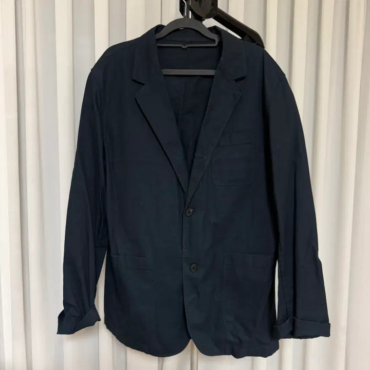 [BUNJANG] City Workers Cotton Blazer Navy 2XL / 무신사 시티워커스 코튼 블레이저 네이비 2XL