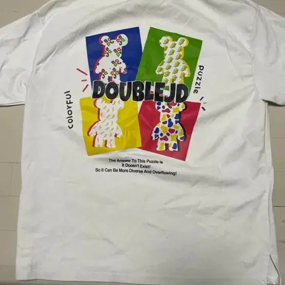 [BUNJANG] Double J.D. Bear T-shirt and Pants Bundle Set / 더블제이디 곰돌이 반팔티,바지(일괄)